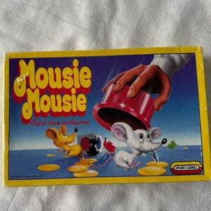 Mouse Mousie Vintage 1989 Spear's Games Catch Them As They Run